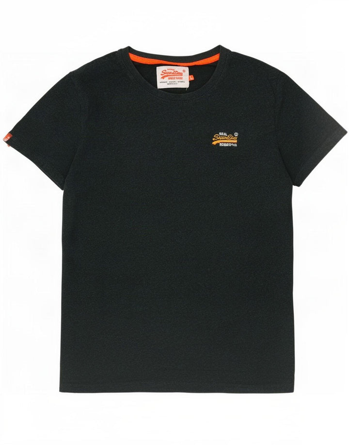 Superdry T-shirt top til mænd, stor grøn bomuld