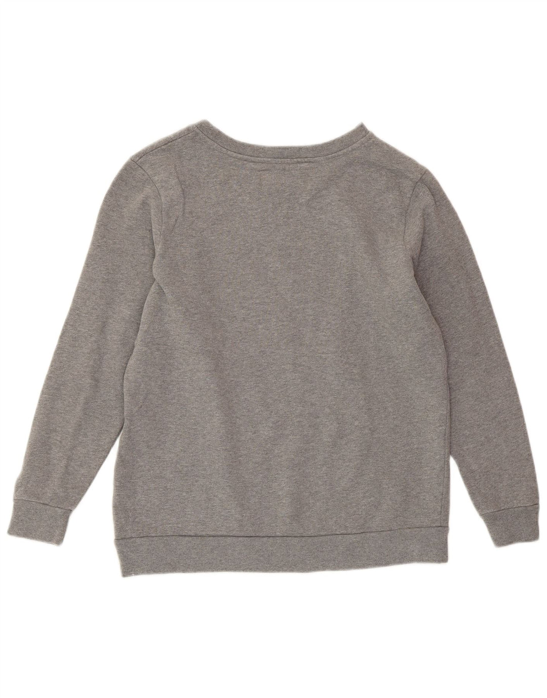 CALVIN KLEIN JEANS Dame Oversized Sweatshirt Jumper UK 6 XS Grå Flecked