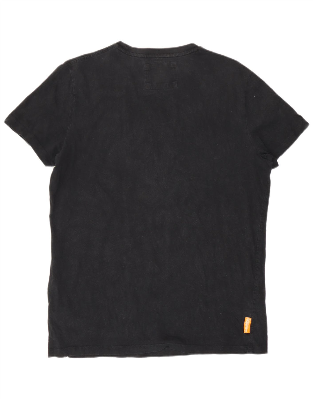 Superdry T-shirt top til mænd, stor sort bomuld