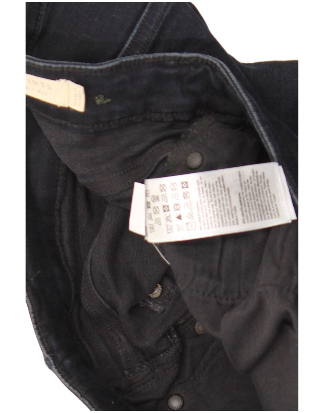 All Saints Herre Cigarette Slim Jeans W32 L32 Marineblå Bomuld