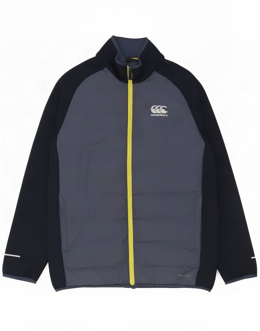 Canterbury Polstret jakke til mænd UK 36 Small Blue Colourblock Polyester