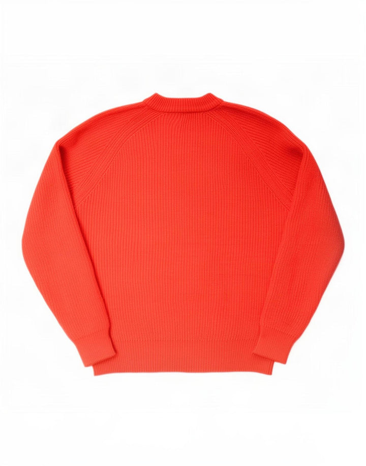 Marks & Spencer Dame sweater med rund hals DK 14 Medium rød bomuld