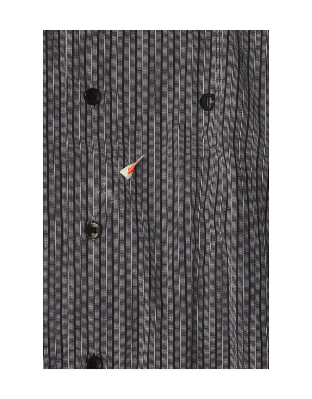 CARRERA Mens Shirt 2XL Navy Blue Striped Cotton Vintage Carrera and Second-Hand Carrera from Messina Hembry 