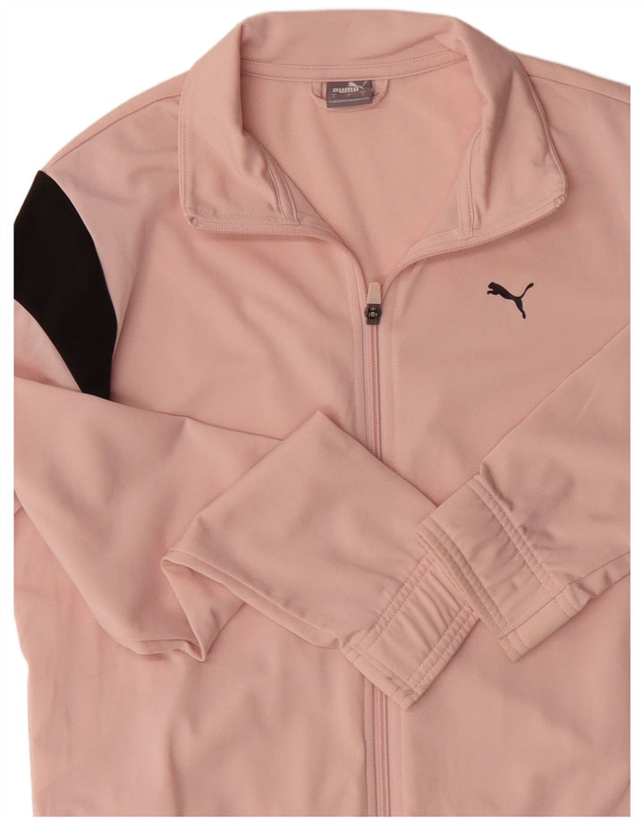 PUMA Træningsdragt til mænd, topjakke Lille Pink Colourblock Polyester