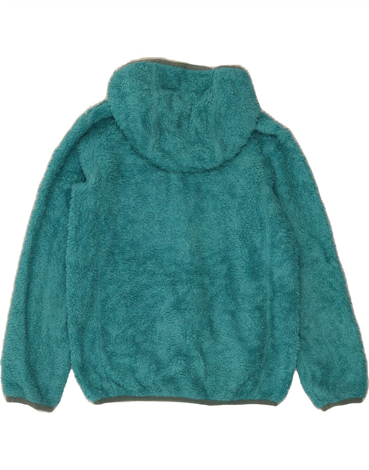 EDDIE BAUER Girls Hooded Fleece Jacket 8-9 Years  Blue Vintage Eddie Bauer and Second-Hand Eddie Bauer from Messina Hembry 
