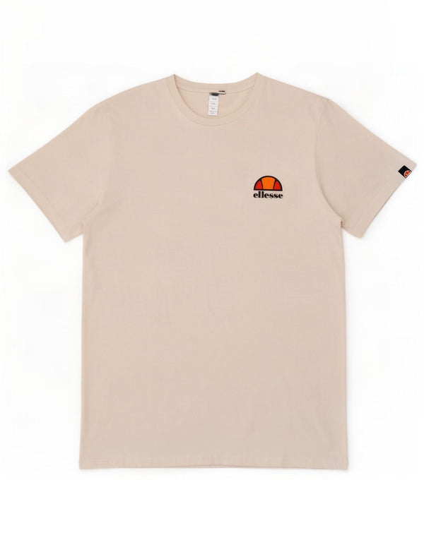 Ellesse Dame T-Shirt Top UK 12 Medium Hvid Bomuld