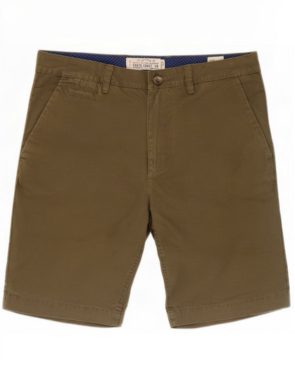 Fat Face Herre Chino Shorts Medium W32 Khaki Bomuld
