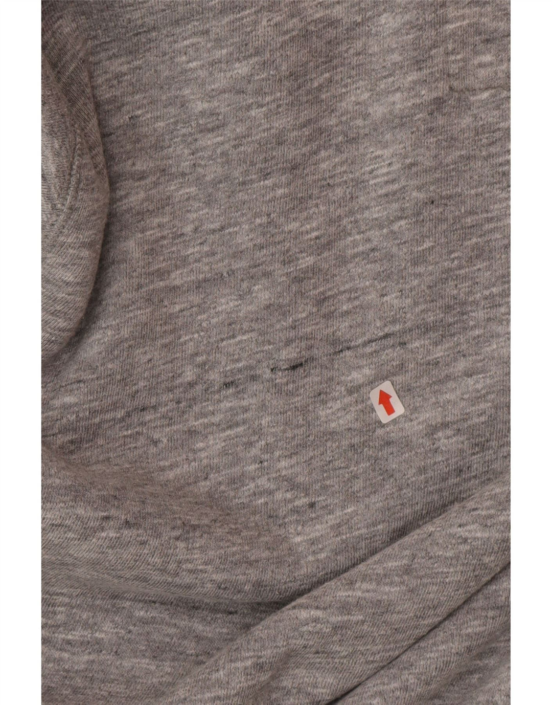 Jack Wills Grafisk Oversized Hoodie Jumper til kvinder UK 12 Medium Grå Flecked