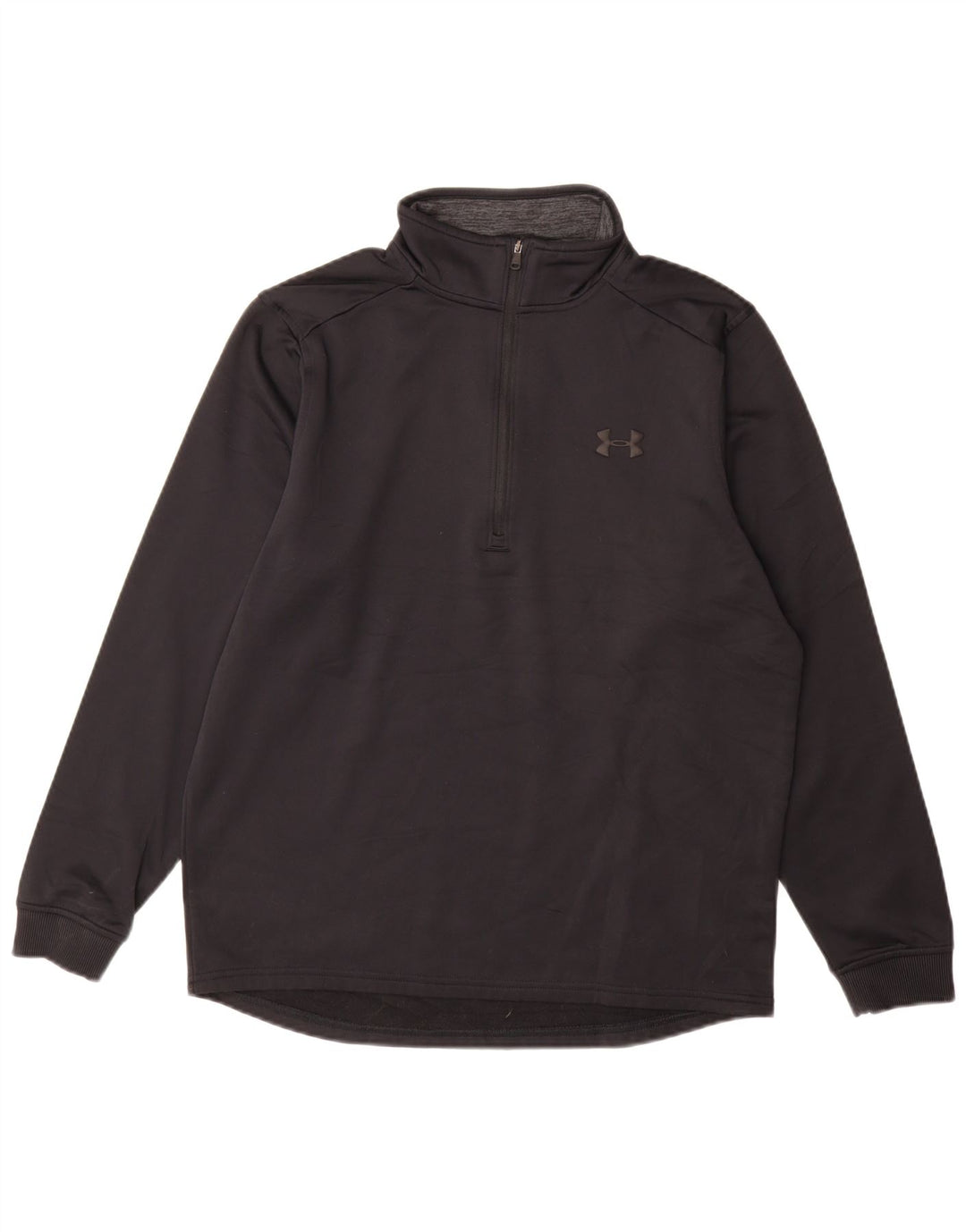 UNDER ARMOR Herre Cold Gear Loose Fit Sweatshirt Jumper Medium Sort