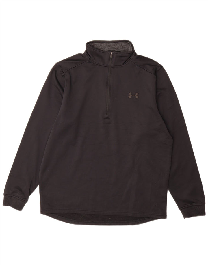 UNDER ARMOR Herre Cold Gear Loose Fit Sweatshirt Jumper Medium Sort