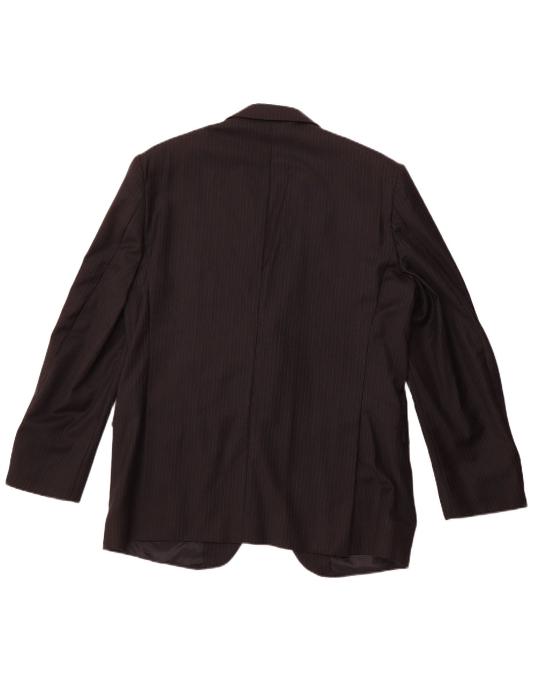 CERRUTI 1881 Herre 3-knaps blazerjakke IT 54 2XL sort nålestribet uld