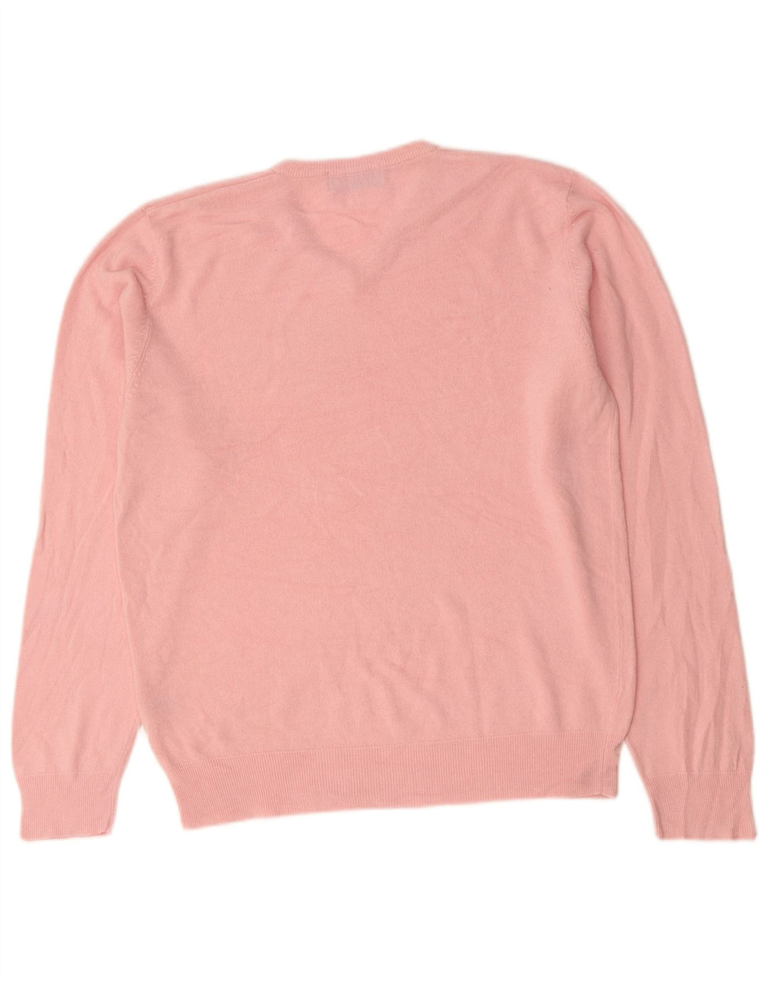Marks & Spencer Herre Blue Harbor V-hals sweater Medium Pink Akryl