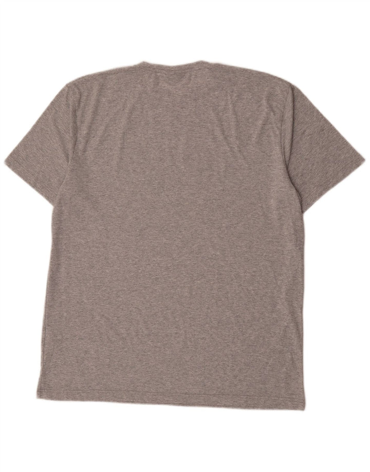 Museum Herre Grafisk T-Shirt Top 2XL Grå Bomuld