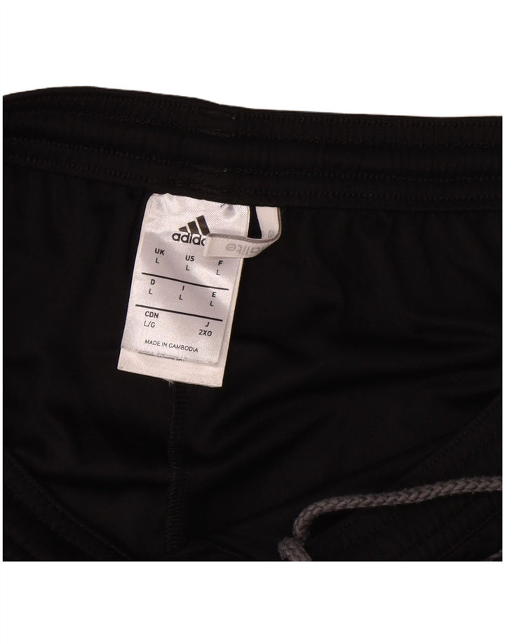 Adidas Herre Climalite Sportshorts Large Black Colourblock Polyester
