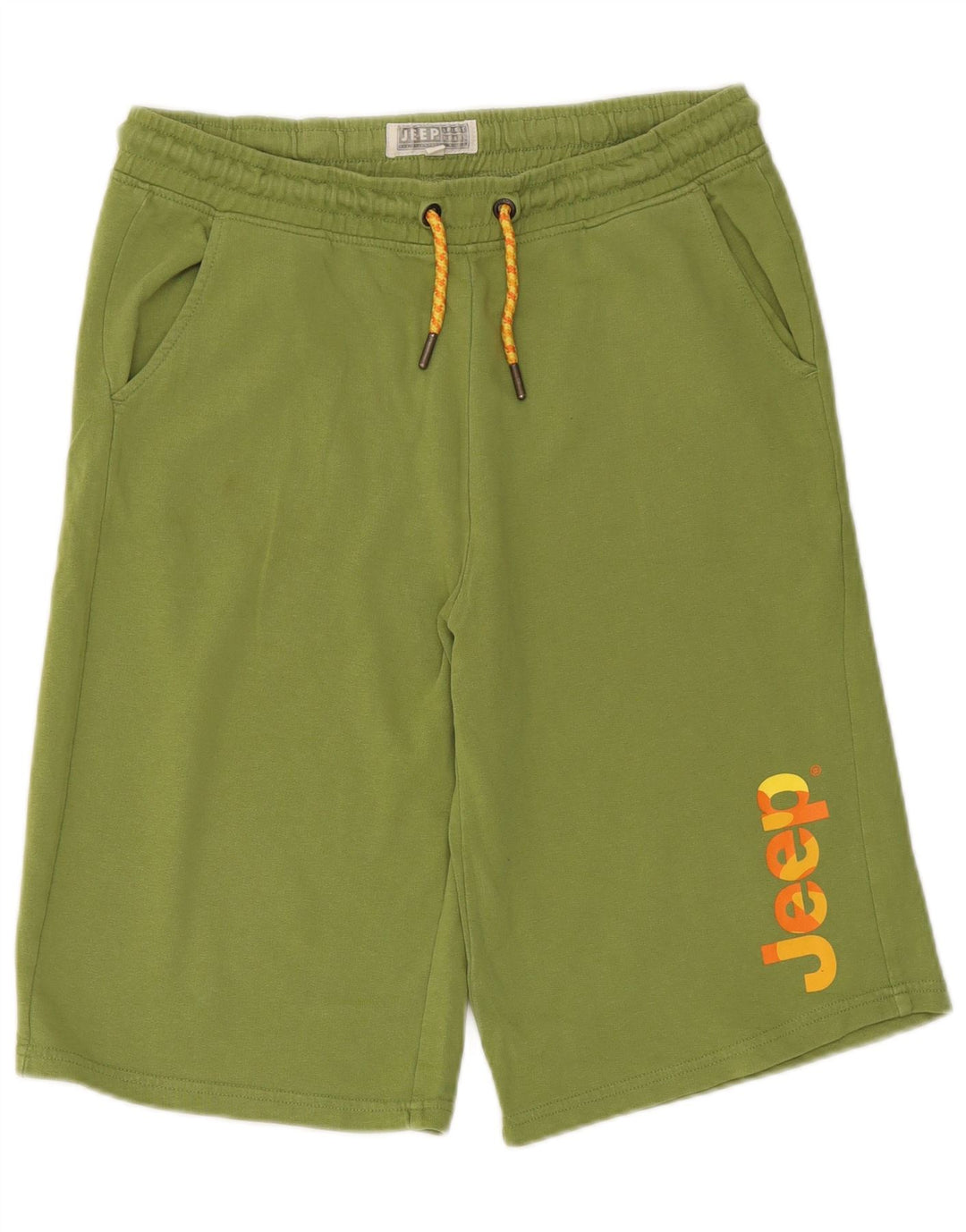 Jeep Herre grafiske sportsshorts mellemgrøn bomuld