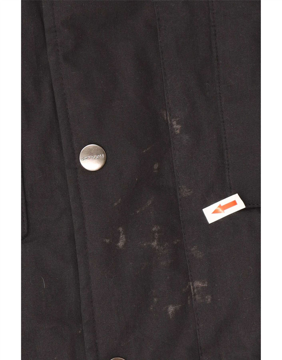 Carhartt Herre Tropper Hooded Parka Jacket UK 34 XS Sort Polyester