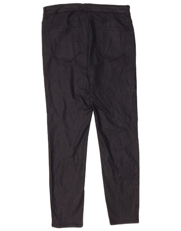 Marks & Spencer Dame Casual Bukser UK 16 Large W32 L28 Navy Blue