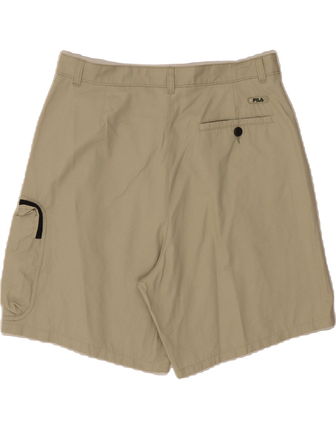 FILA Mens Cargo Shorts IT 50 Large W34 Green Cotton Vintage Fila and Second-Hand Fila from Messina Hembry 
