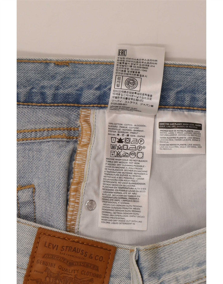 Levi's Dame Mini Denim Nederdel W32 Stor Blå Bomuld
