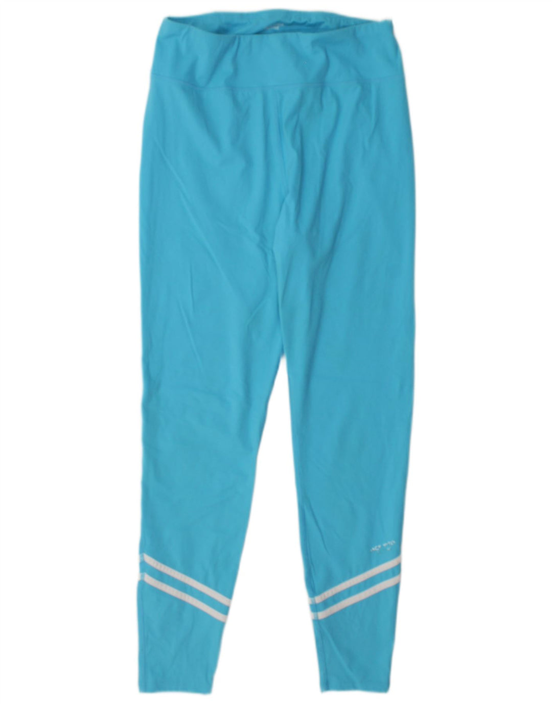 JACK WILLS Dame Leggings UK 14 Stor blå stribet polyester