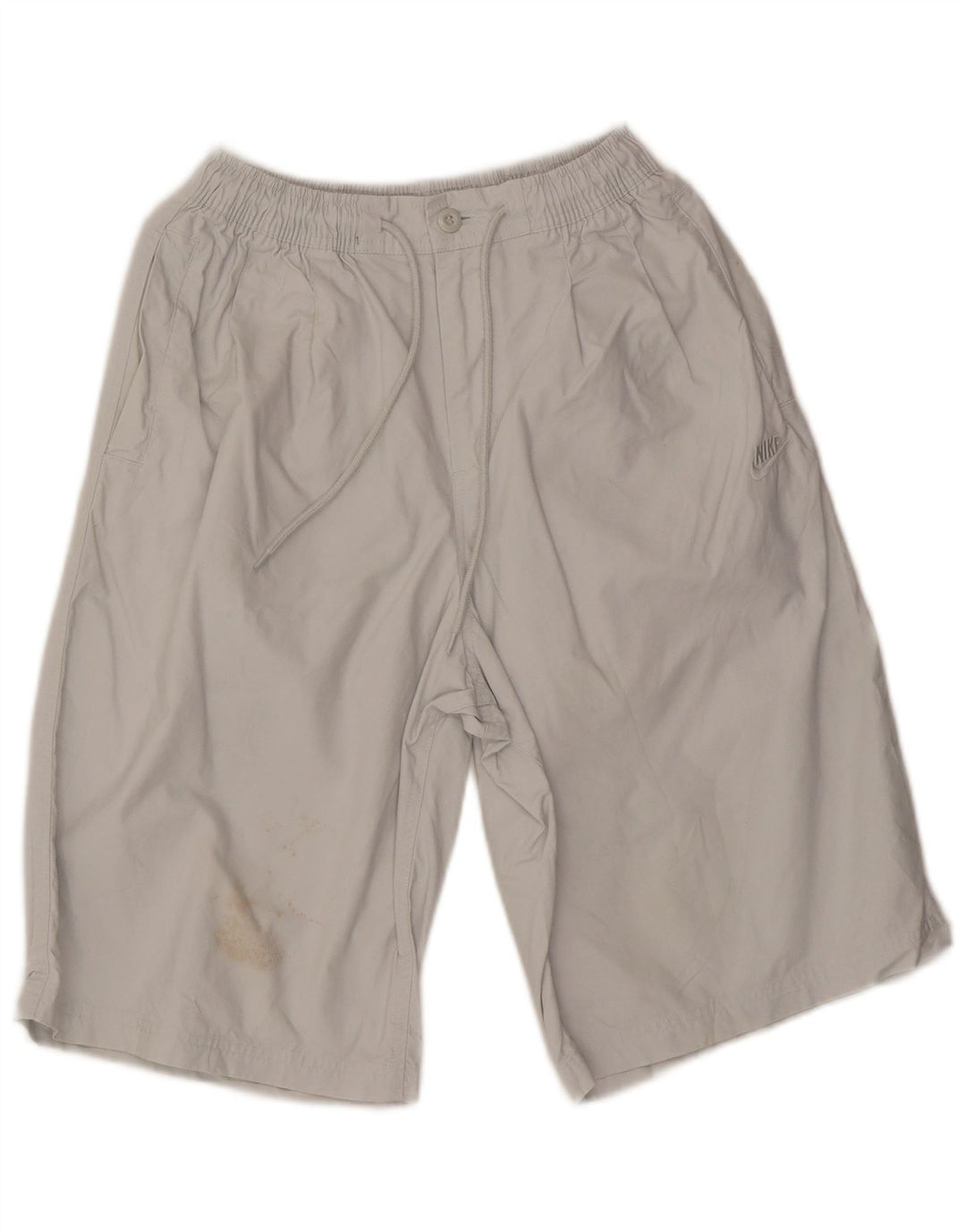 Nike Herre Oversized Pegged Chino Shorts XS W26 Hvid Bomuld