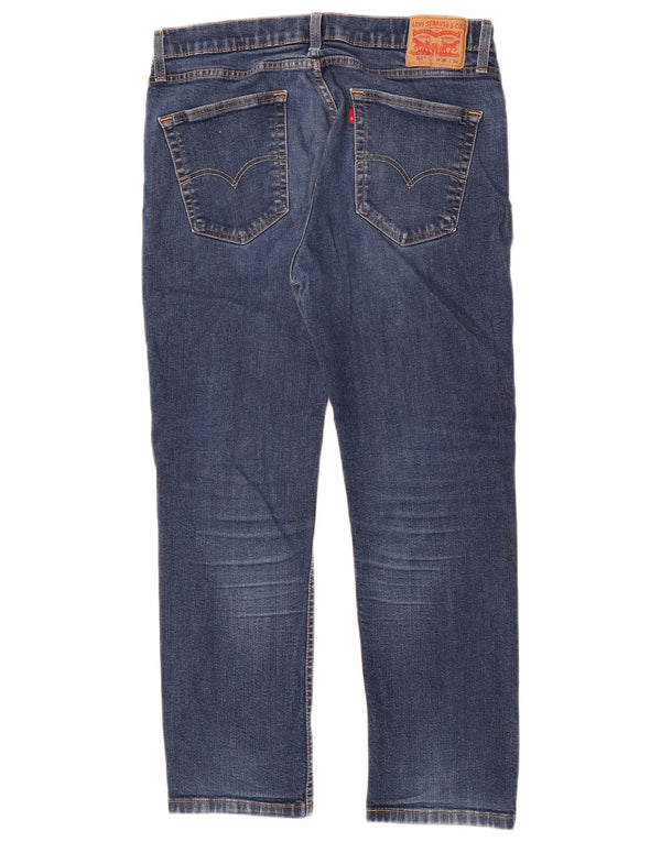 Levi's Herre 514 lige jeans W36 L27 blå bomuld