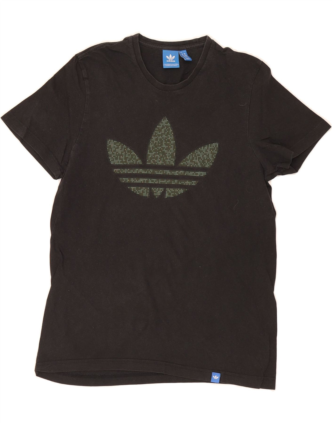 ADIDAS Mens Graphic T-Shirt Top Medium Black Vintage Adidas and Second-Hand Adidas from Messina Hembry 