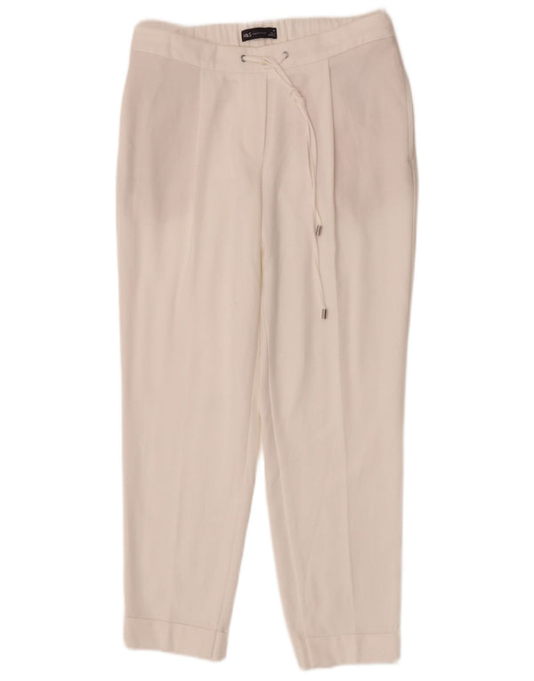 Marks & Spencer Herre Tapered Chino Trousers UK 10 Small W26 L25 White