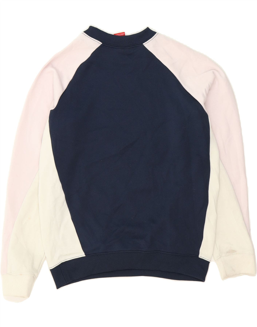 NIKE Mens Graphic Sweatshirt Jumper XS Multicoloured Colourblock Polyester Vintage Nike and Second-Hand Nike from Messina Hembry 