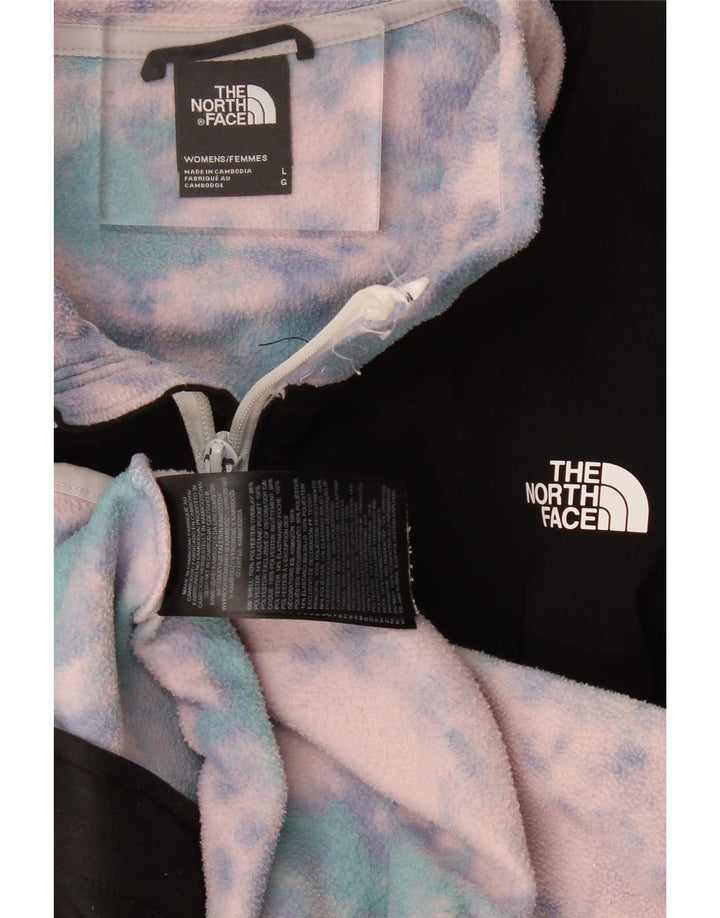 The North Face Dame Fleecejakke UK 16 Large Multicolor Tie Dye