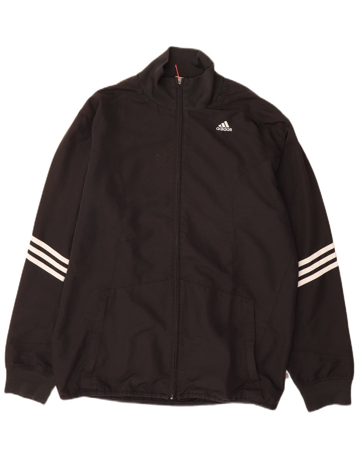 ADIDAS Herre Clima 365 Træningsdragt Topjakke Lille sort polyester