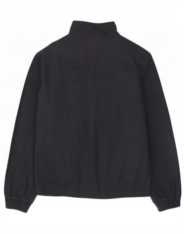 Lyle & Scott Bomberjakke til mænd UK 40 Stor marineblå bomuld