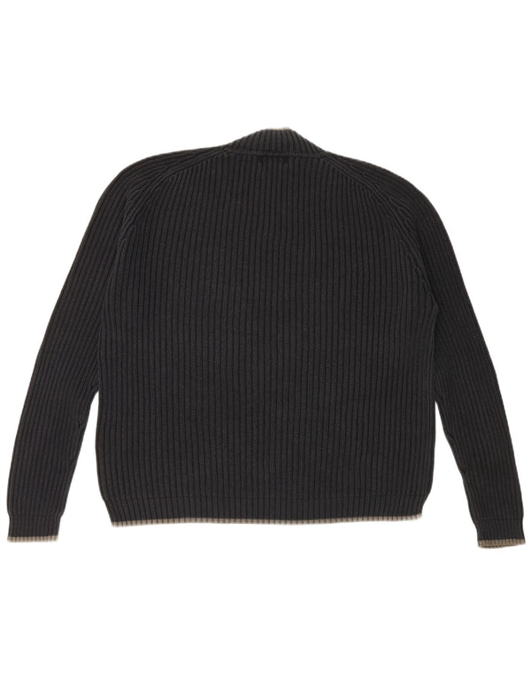 Marks & Spencer Herre Blue Harbor Crew Neck Jumper Sweater Large Navy