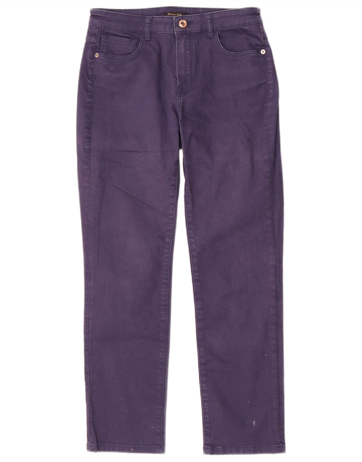 Massimo Dutti Dame Slim Casual Bukser W26 L26 Marineblå
