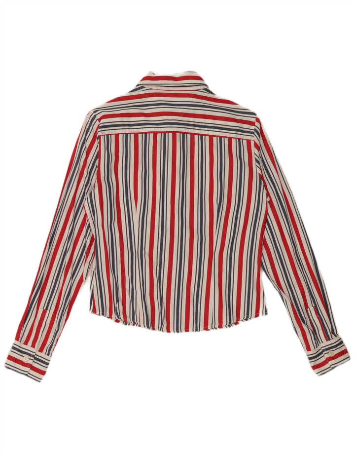 Tommy Hilfiger Dameskjorte US 6 Medium Flerfarvet Stribet Bomuld