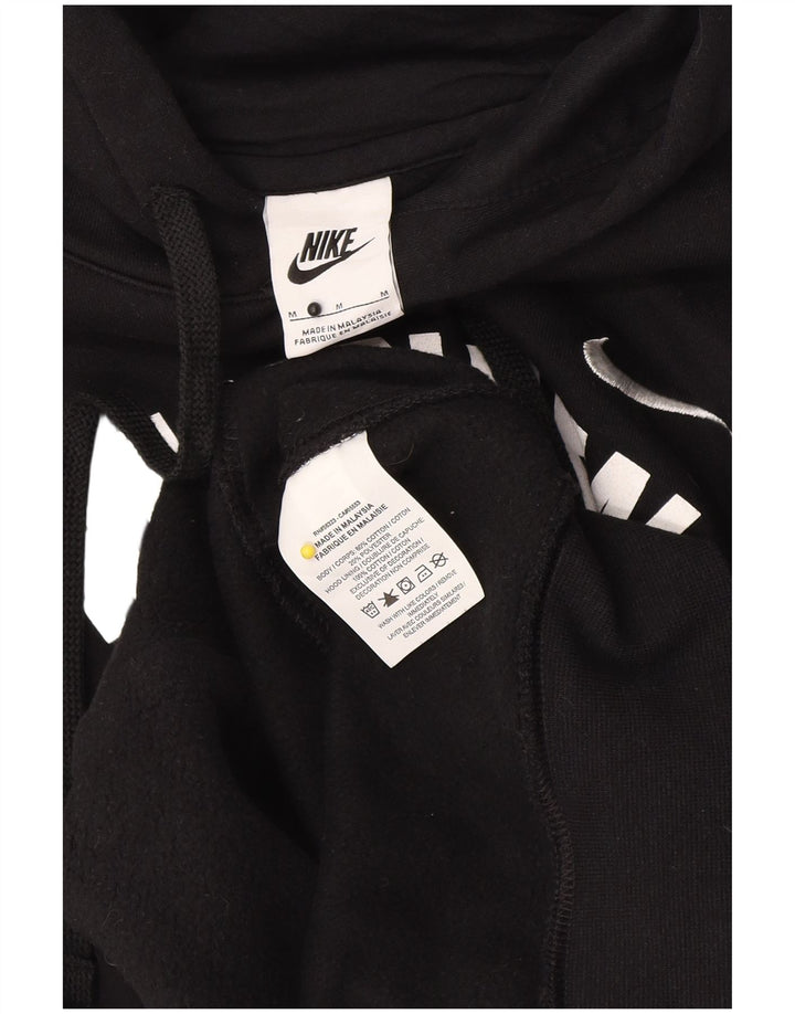 Nike grafisk hættetrøje til mænd mellem sort bomuld