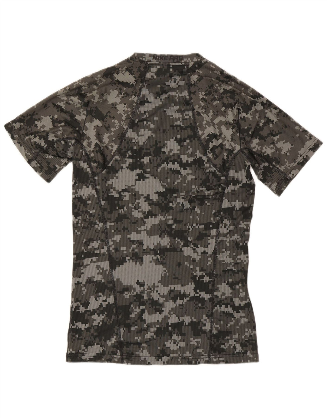 Nike Herre Fitted Grafisk T-Shirt Top Lille Grå Geometrisk Polyester