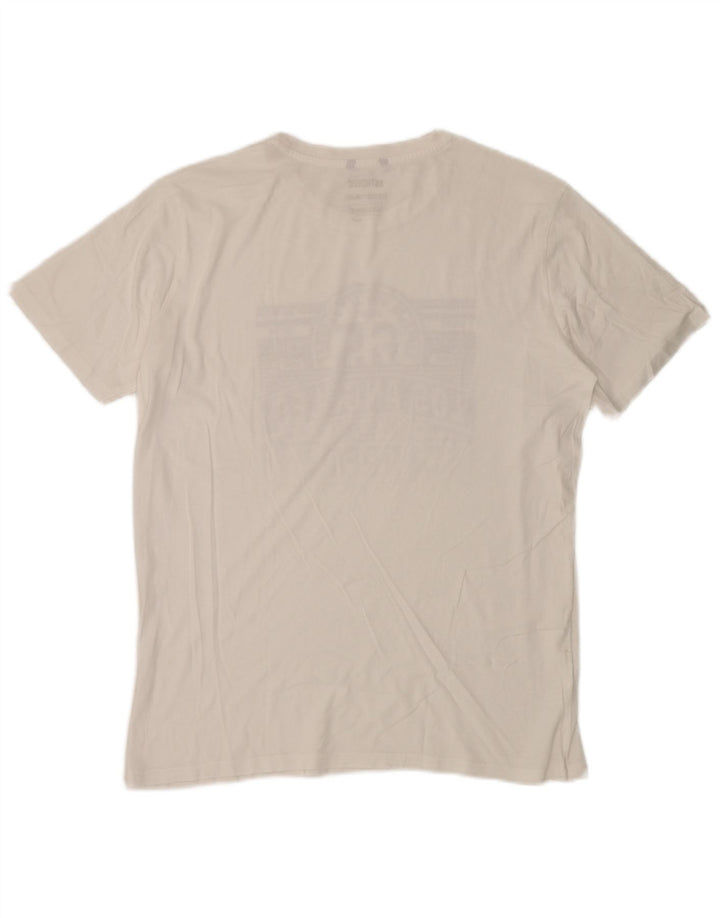 CARRERA Herre Grafisk T-Shirt Top Stor Hvid