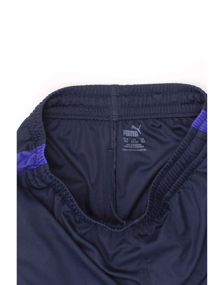 Puma Boys Sports Shorts 11-12 år Navy Blue Colourblock Polyester