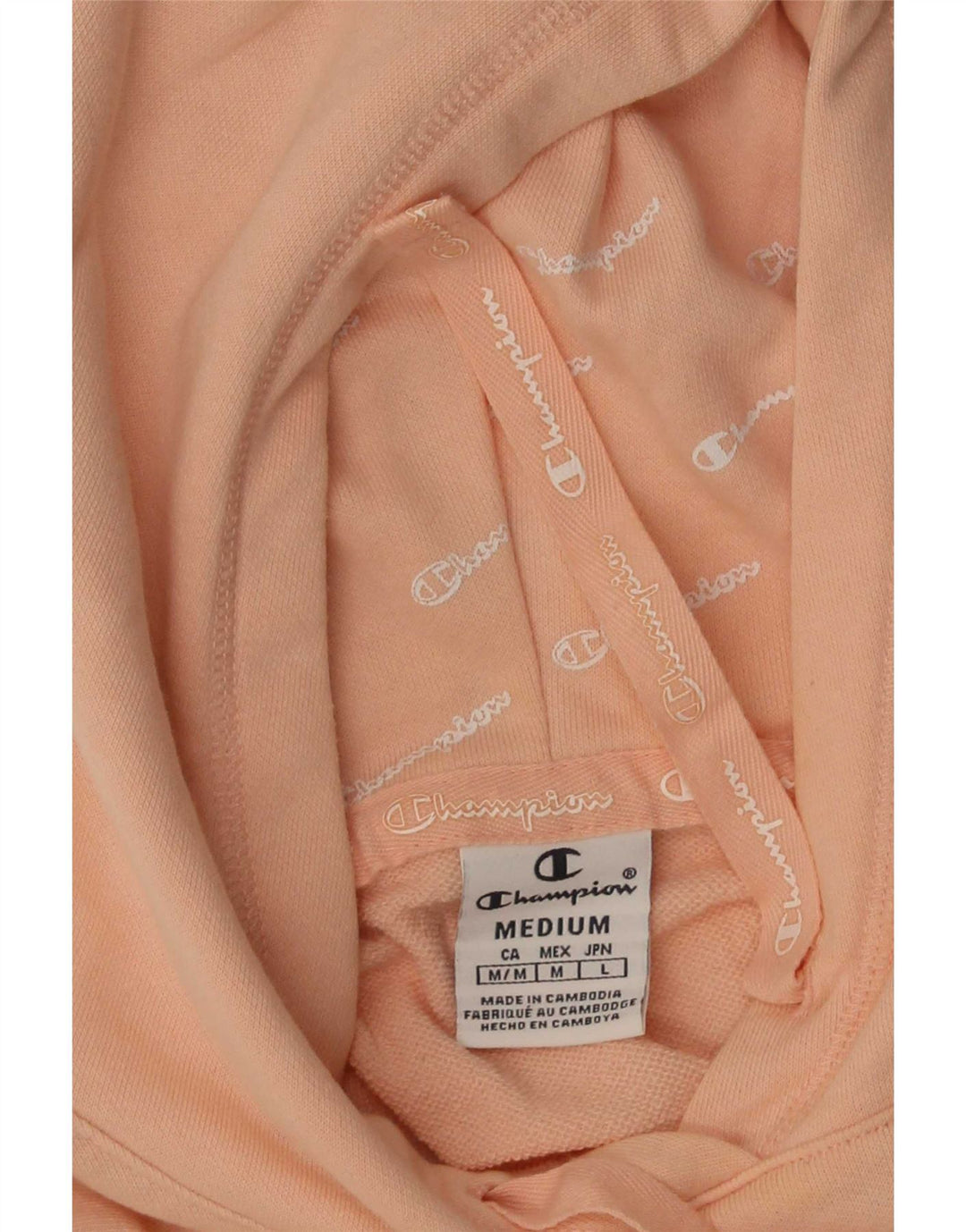 Champion Dame Hættetrøje Jumper UK 12 Medium Pink