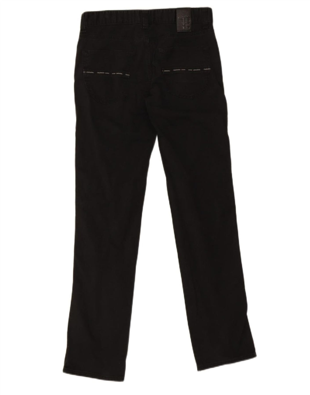 Trussardi Straight Jeans til mænd W31 L31 Sort bomuld