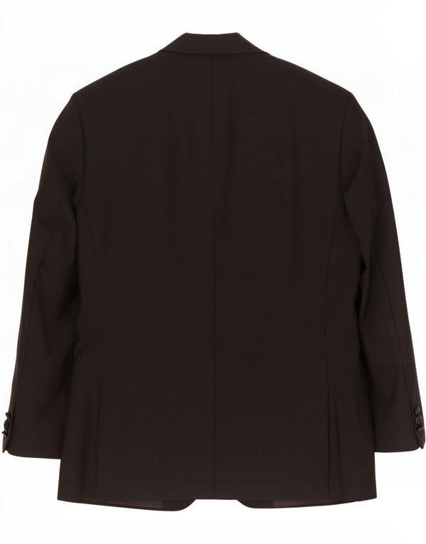 Marks & Spencer Herre 2-knaps blazerjakke UK 40 Medium Black Polyester