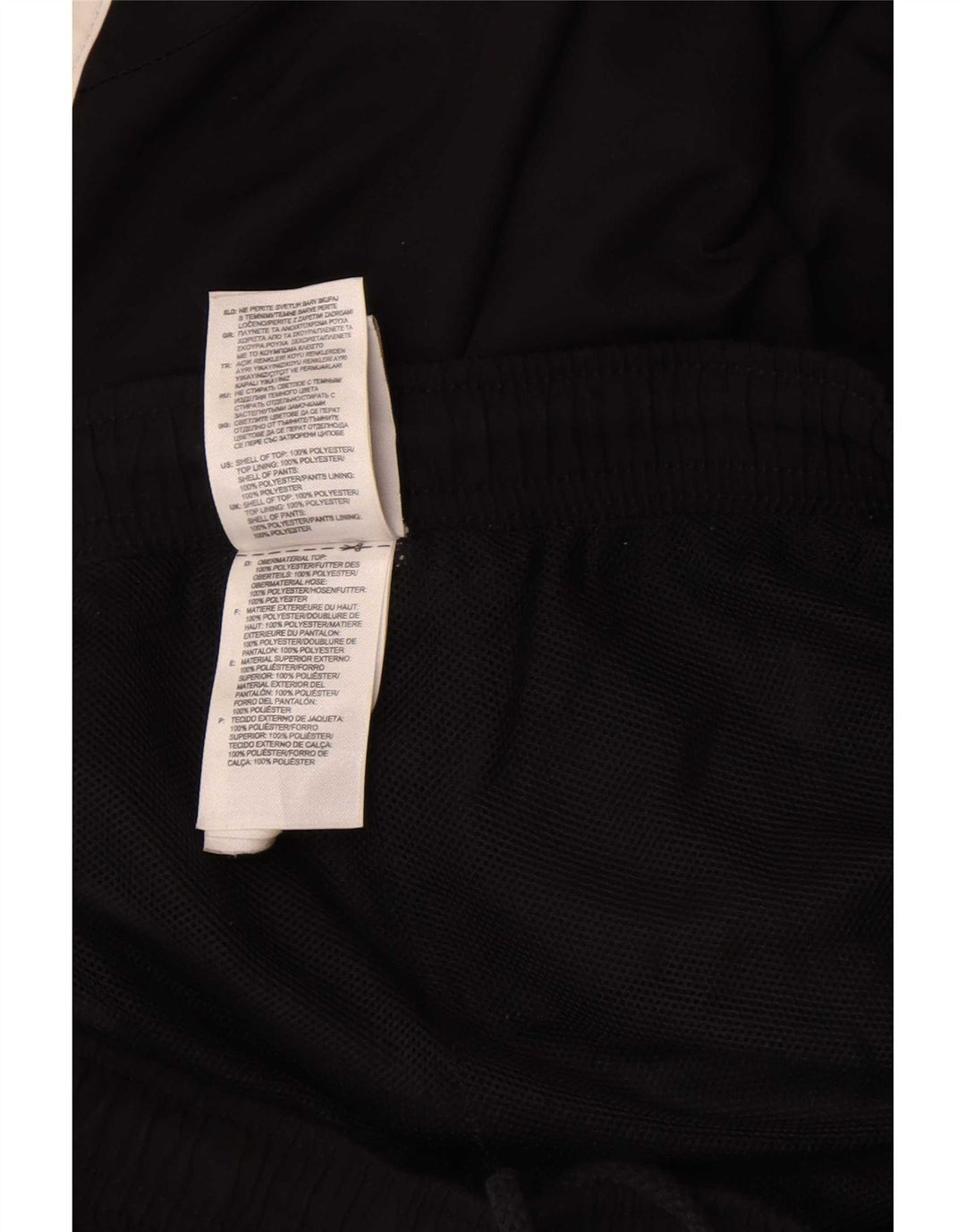 Adidas Træningsdragt til mænd Joggers UK 40/42 Medium Sort Polyester