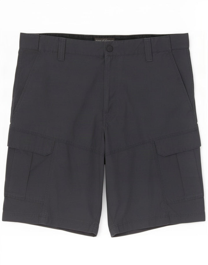 Marks & Spencer Herre Cargo Shorts Large W36 Blue Cotton