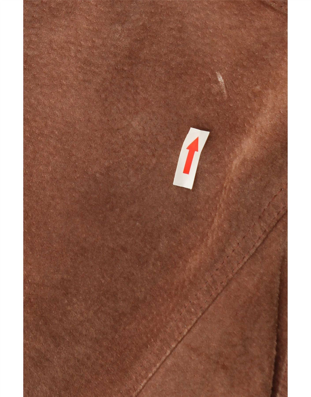 C&A Dame Canda Ruskind Windbreaker Coat UK 16 Stor Brun Læder