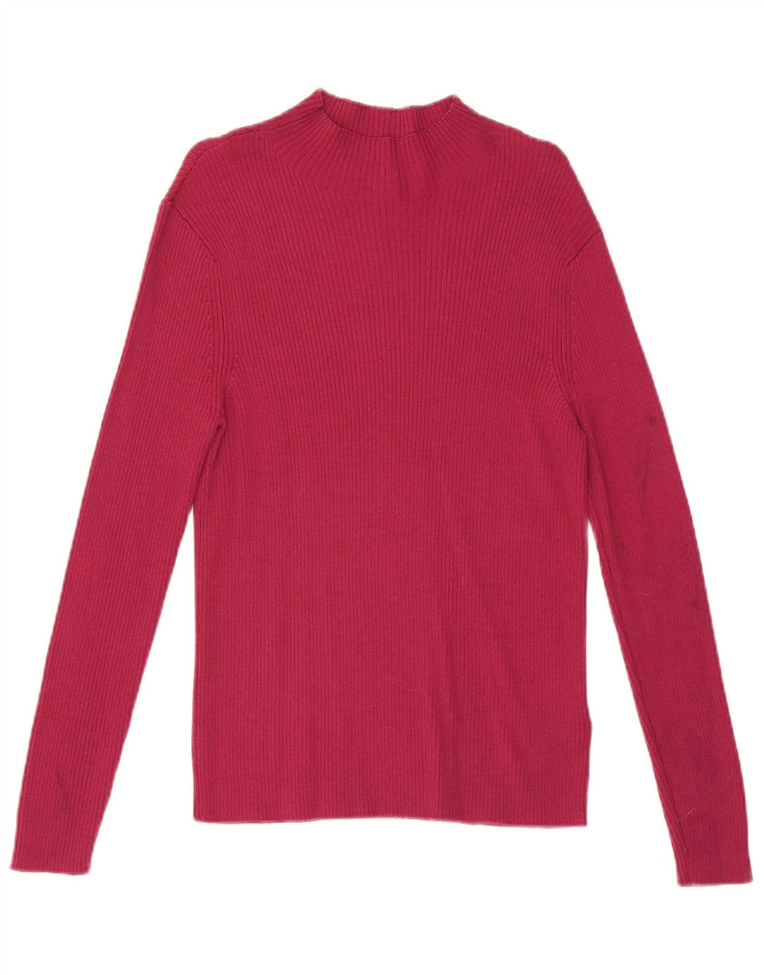 Marks & Spencer Dame Turtle Neck Jumper Sweater UK 14 Medium Pink