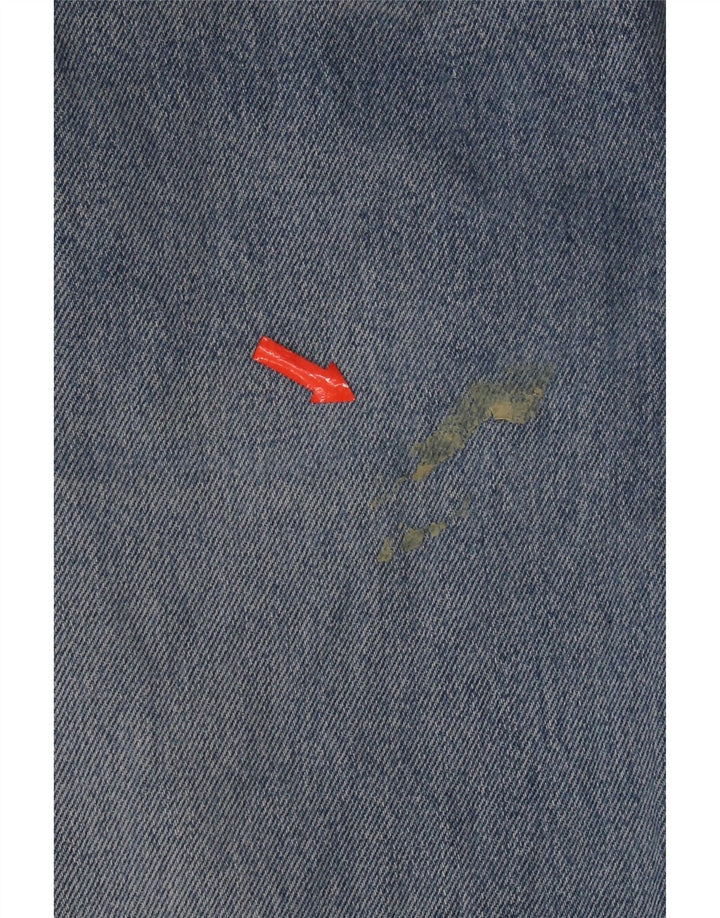 Levi's Herre 501 Straight Jeans W33 L30 Blå Bomuld