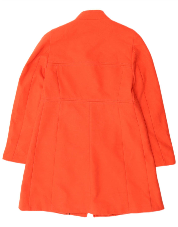Marks & Spencer Dameoverfrakke UK 10 Small Orange Polyester