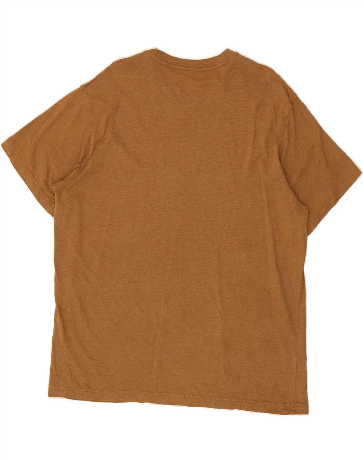EDDIE BAUER Mens T-Shirt Top XL Brown Cotton Vintage Eddie Bauer and Second-Hand Eddie Bauer from Messina Hembry 