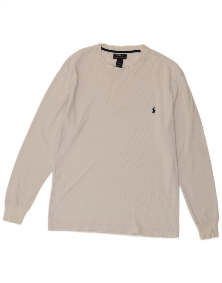 POLO RALPH LAUREN Herre Top Langærmet Medium Hvid Bomuld